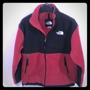 Denali The North Face boys girls red fleece zip up jacket Excellent condition
